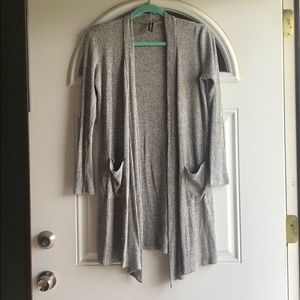 Long Sweater with Pockets Size Large